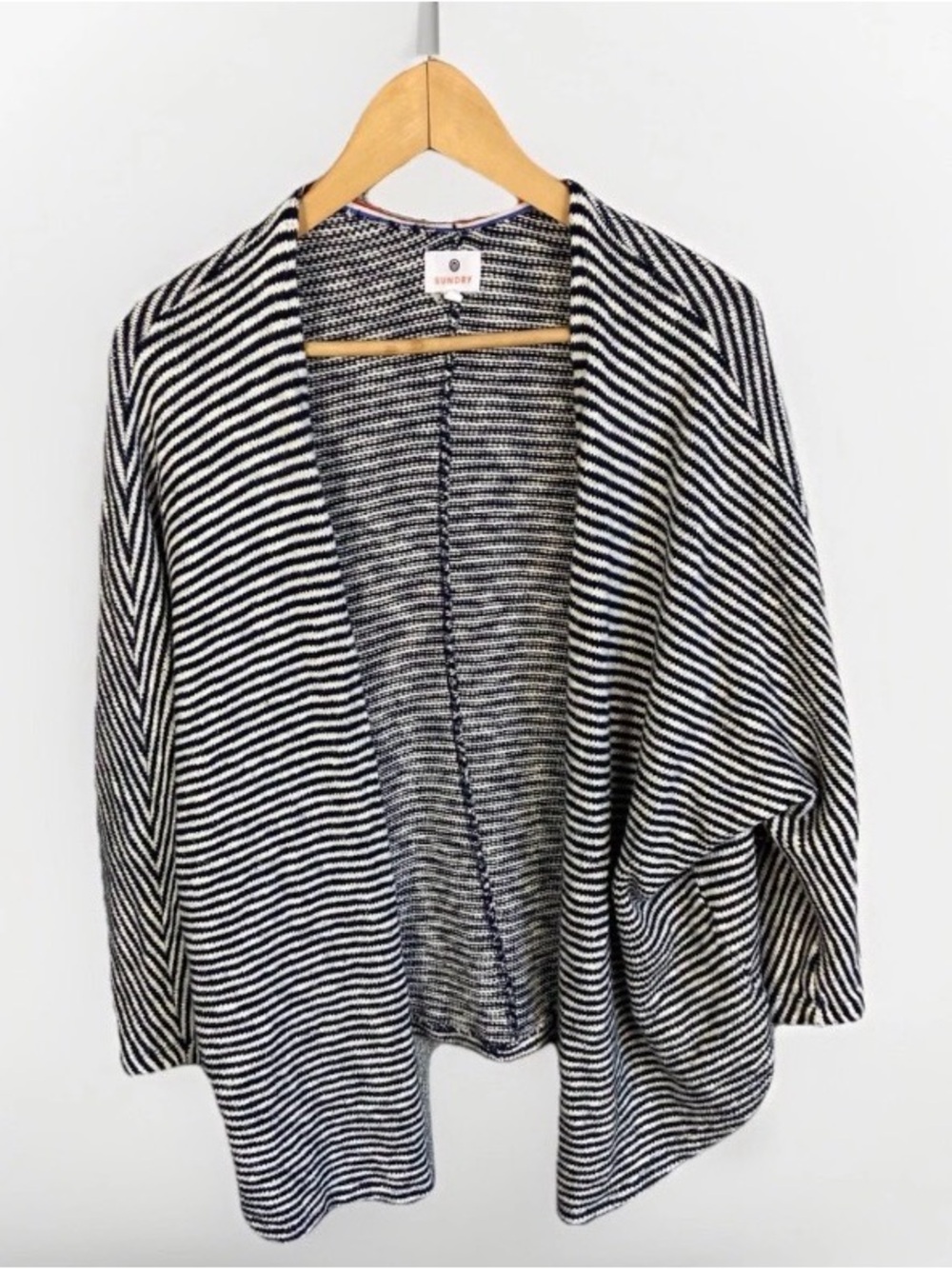 Sundry Open-Front Sweater Cardigan Women’s M 2 Revolve Brand Cotton Made in USA